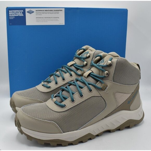 Columbia Womens 11 Trailstorm Ascend Mid Omni-Tech Waterproof Hiking Boots Shoes - Picture 1 of 13
